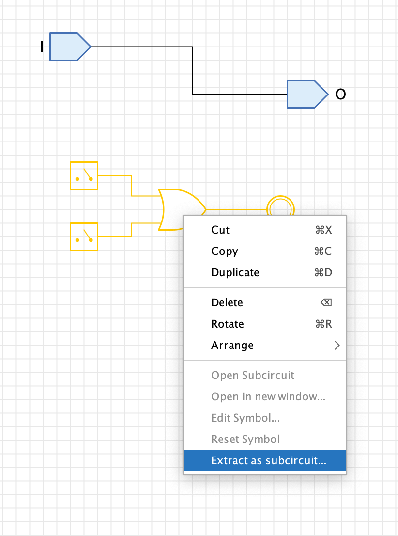 Extracting Subcircuit