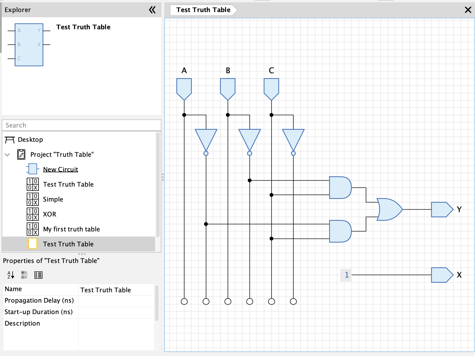 AND/OR circuit