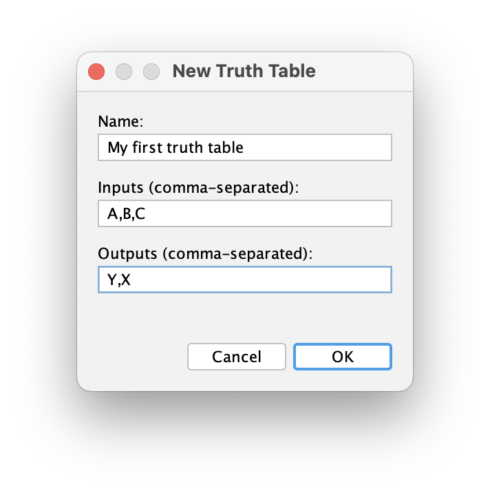 Truth Table